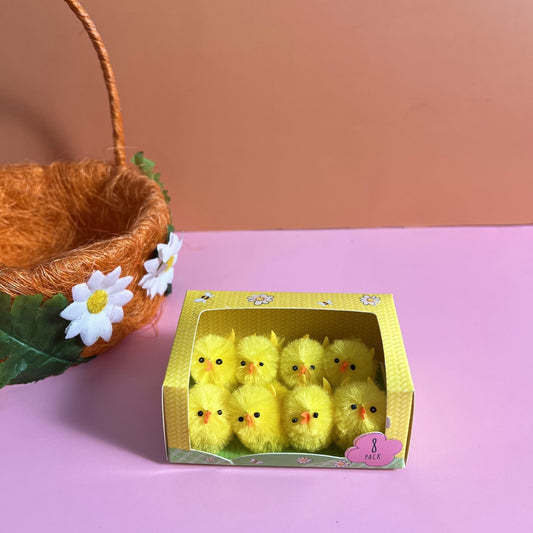 Little Chicken Figurines for an Easter Party